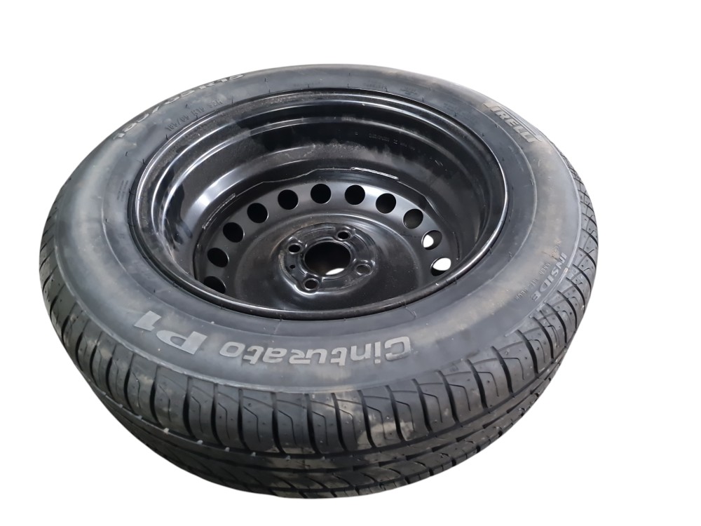Pneu Estepe Com Roda Ferro Renault Logan Zen 2013 Original Preta 4