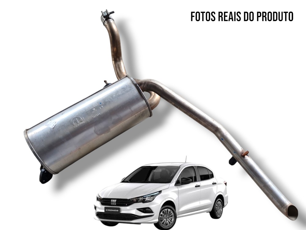 Abafador Escapamento Silencioso Fiat Cronos 2023 52024301