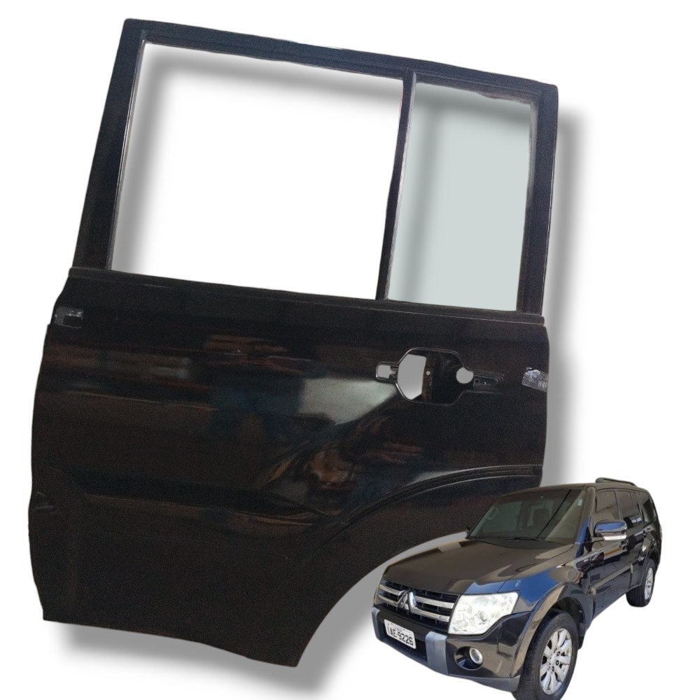 Porta Traseira Esquerda Original Pajero Full 2008 Impecável Traseira Esquerdo 1
