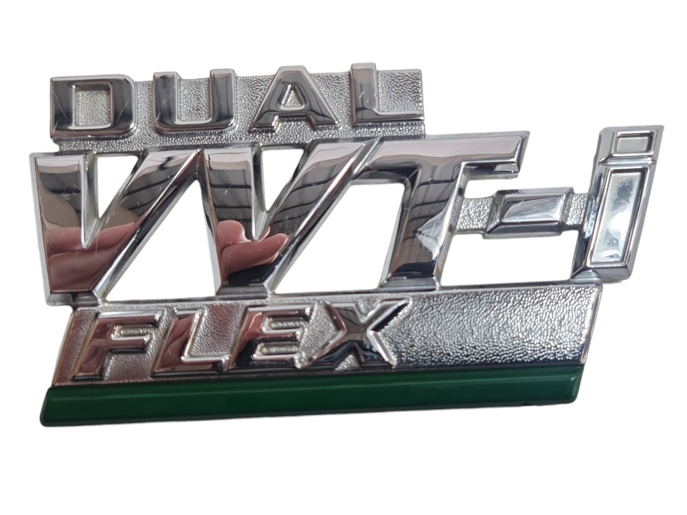 Emblema Dual Vvt-i Flex Toyota Corolla Cross 2023 Original 1