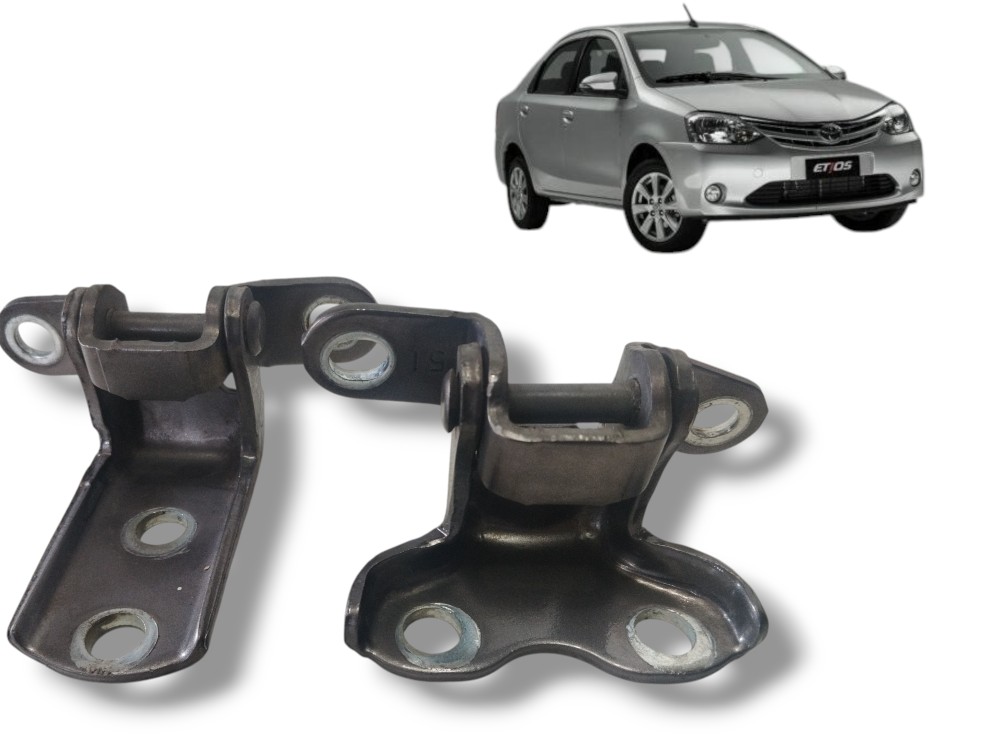 Dobradiças Porta Traseira Direita Toyota Etios 2018 Original 1