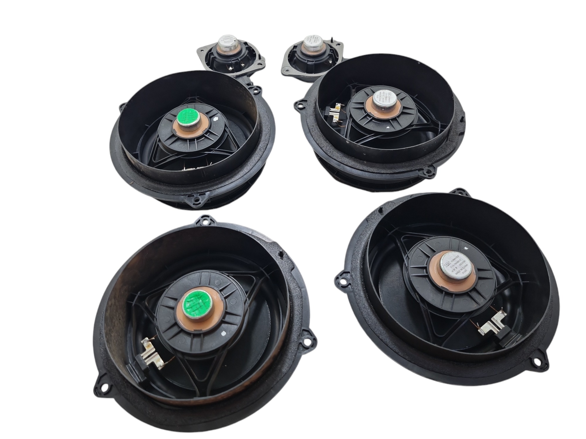 Kit 4 Alto-falantes 2 Tweeters Chery Tiggo 8 2022 Original Preto 4