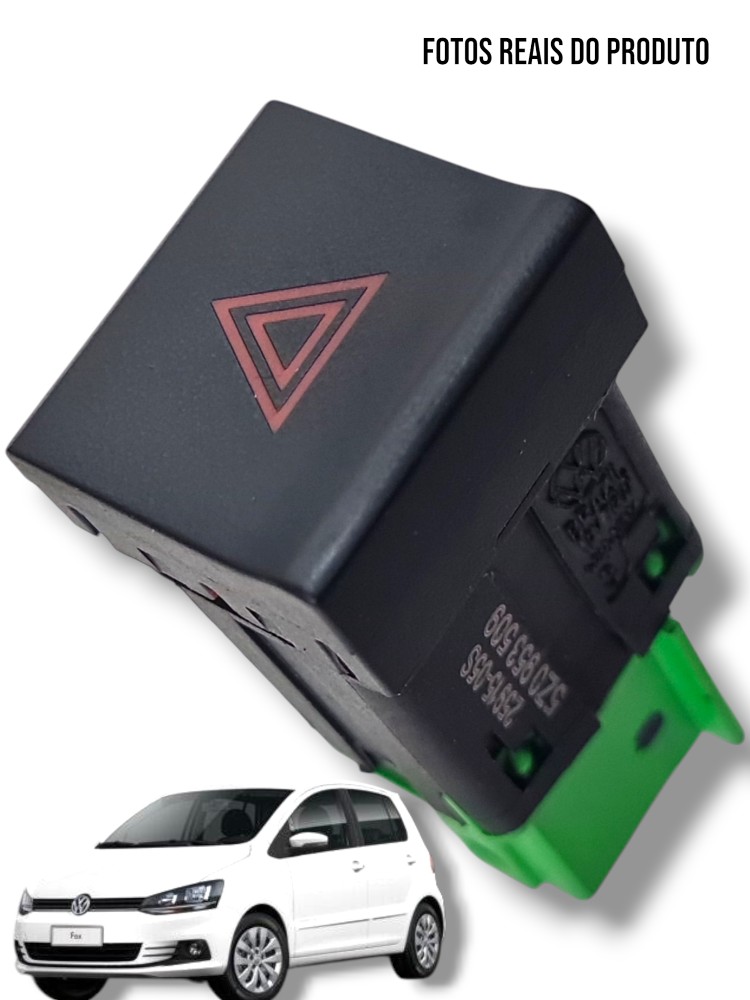 Botão Pisca Alerta Vw Crossfox Fox 2014 A 2021 5z0953509 1
