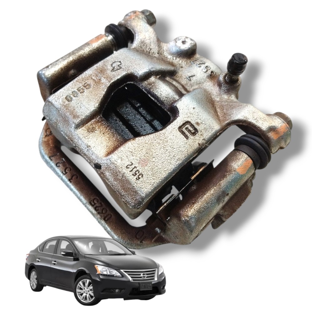 Pinça freio traseiro direito Nissan Sentra 2016 original 1