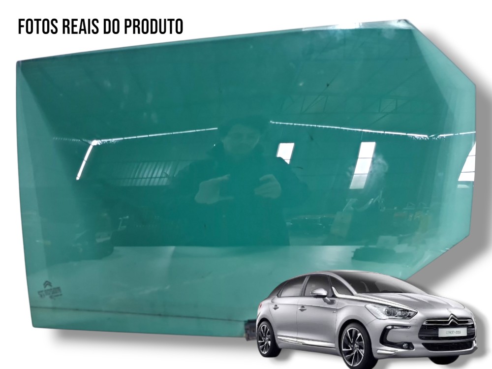 Vidro Porta Traseira Esquerda Citroen Ds5 2015 Original
