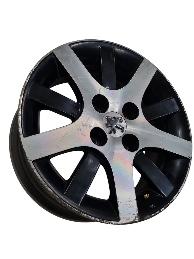 Roda Liga Leve Aro 15 Peugeot 207 2013 Quicksilver Original 3
