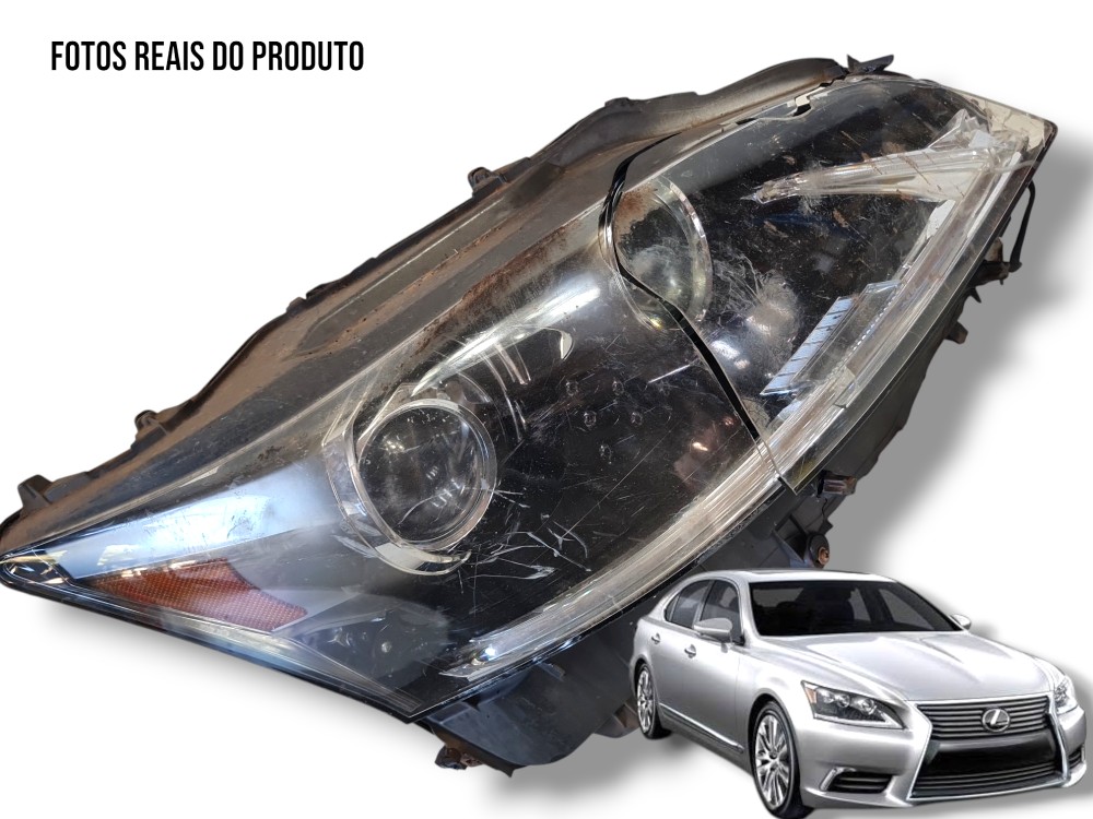 Farol Dianteiro Direito Lexus Ls 460l 2013 P Retirar Peças  Direito/passageiro 1