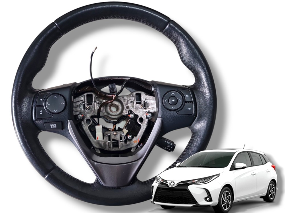 Volante De Direção Toyota Yaris 2024 2025 Borboleta Comandos 1
