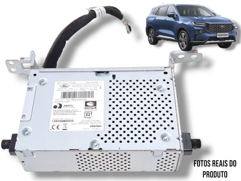 Módulo Drive Multimidia Ford Territory 2025 0km N2e914h158 1