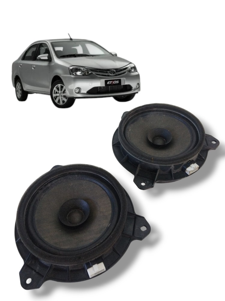 Par Alto-falante Diant Toyota Etios 2018 Original 861600d410 Preto 1