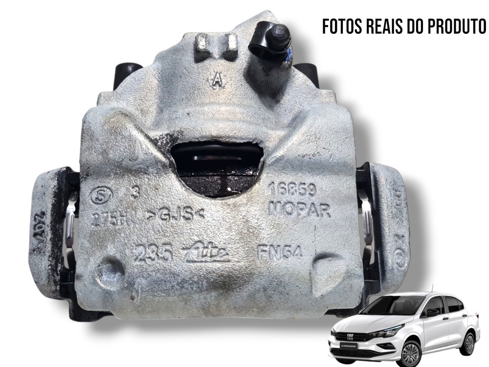 Pinça freio dianteiro esquerdo Fiat Cronos Argos 2023 1