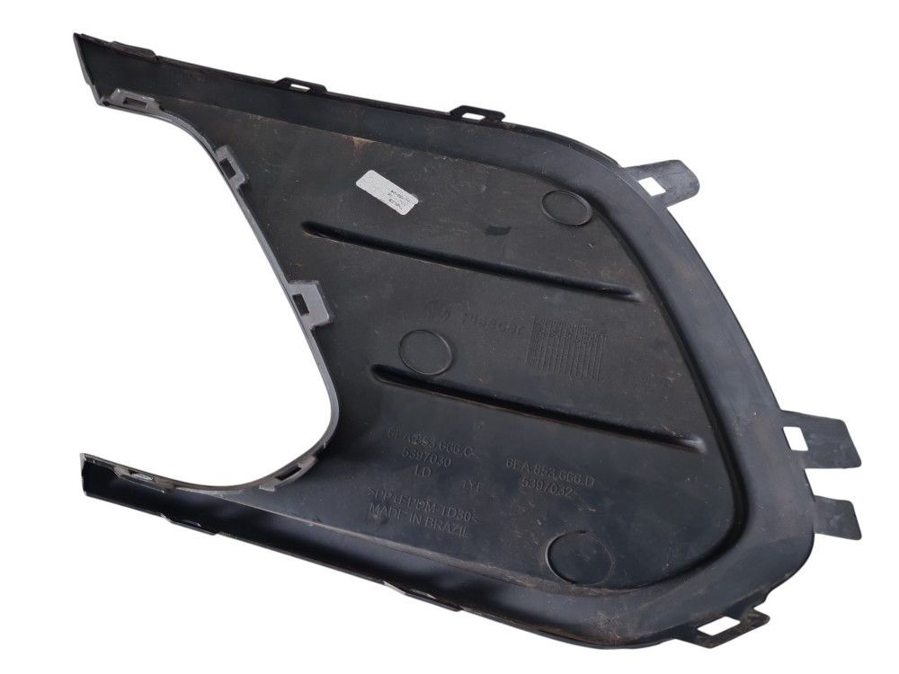 Moldura Farol Milha Direita Vw Polo 2024 6ea853666 Original  Direito 5