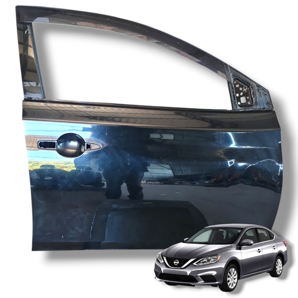 Porta Dianteira Direita Nissan Sentra 2016 Original Detalhes Dianteira Direito Preto 1
