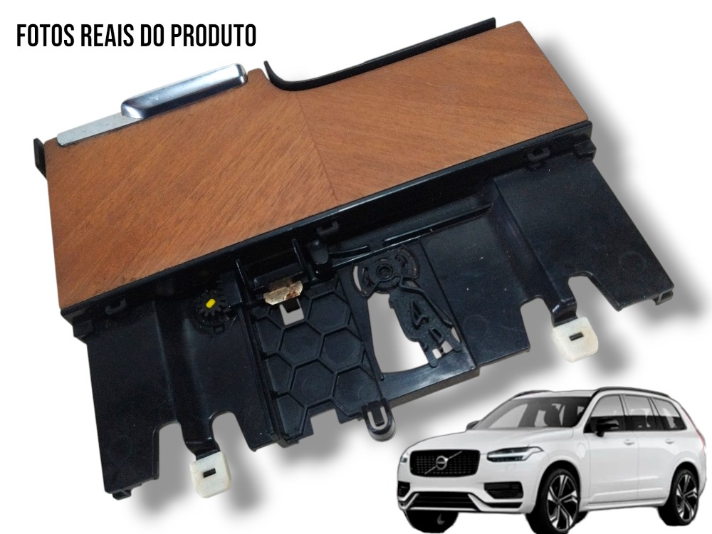Porta Treco Do Console Volvo Xc90 2021/2022 Madeira 1