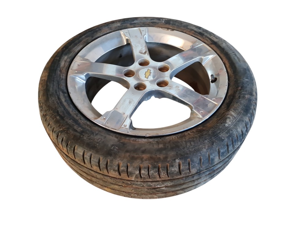 Roda Com Pneu Liga Leve 17 Chevrolet Captiva Sport Ano 2009 Prata 6