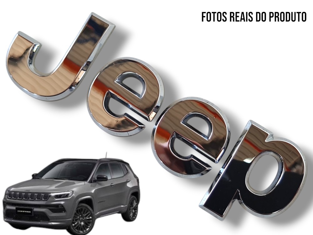 Emblema Letreiro Capô Jeep Compass 2023 Original 1