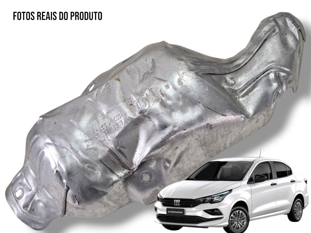 Defletor Proteção Térmica Catalisador Fiat Cronos Argo 2024 1