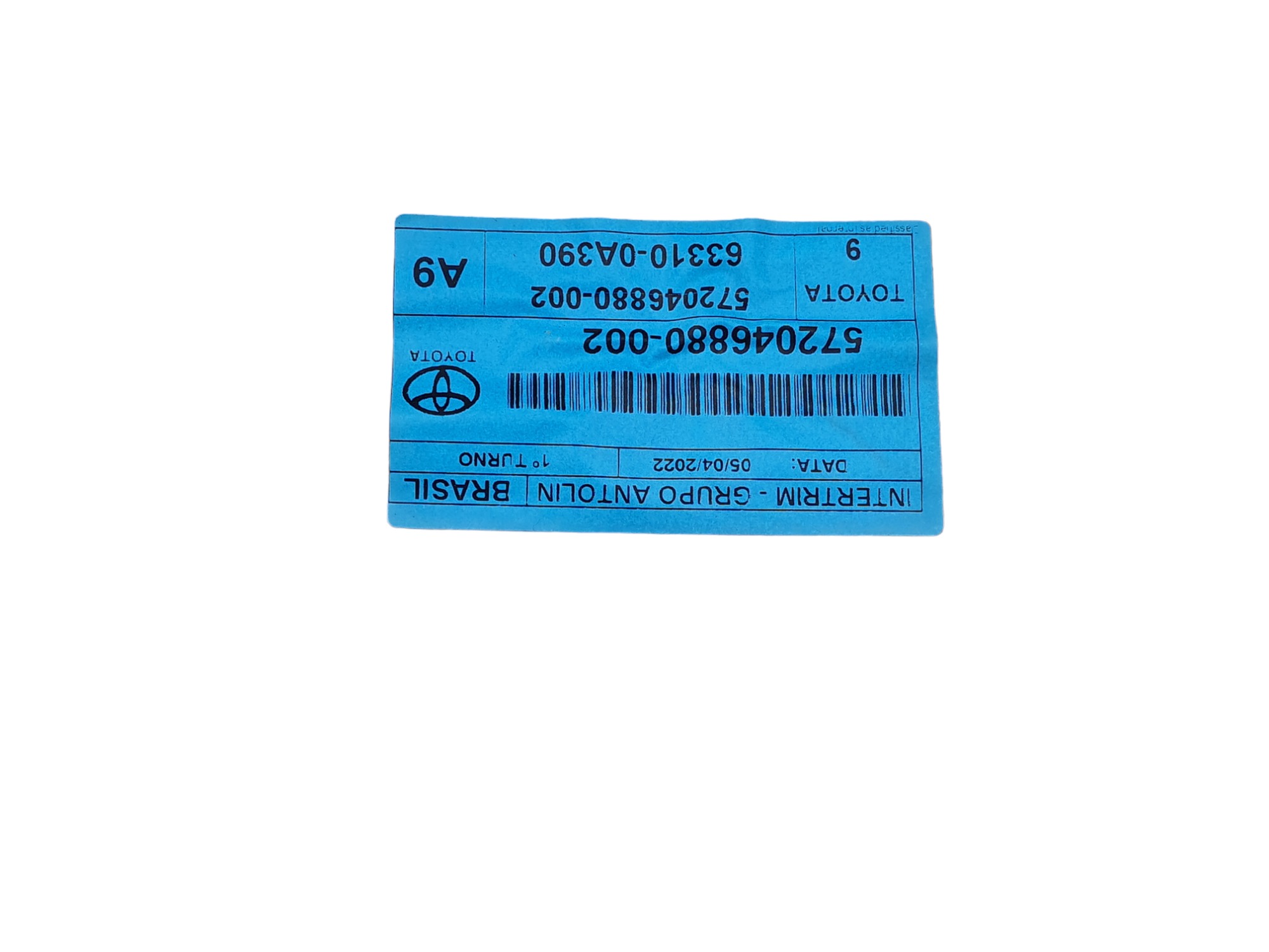 Forro Do Teto Toyota Corolla Cross Xre 2023 633100a390 6