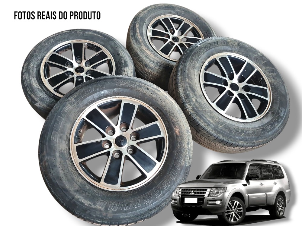 Jogo De Rodas 4x Pajero Full 2008 A 2017 Aro 17