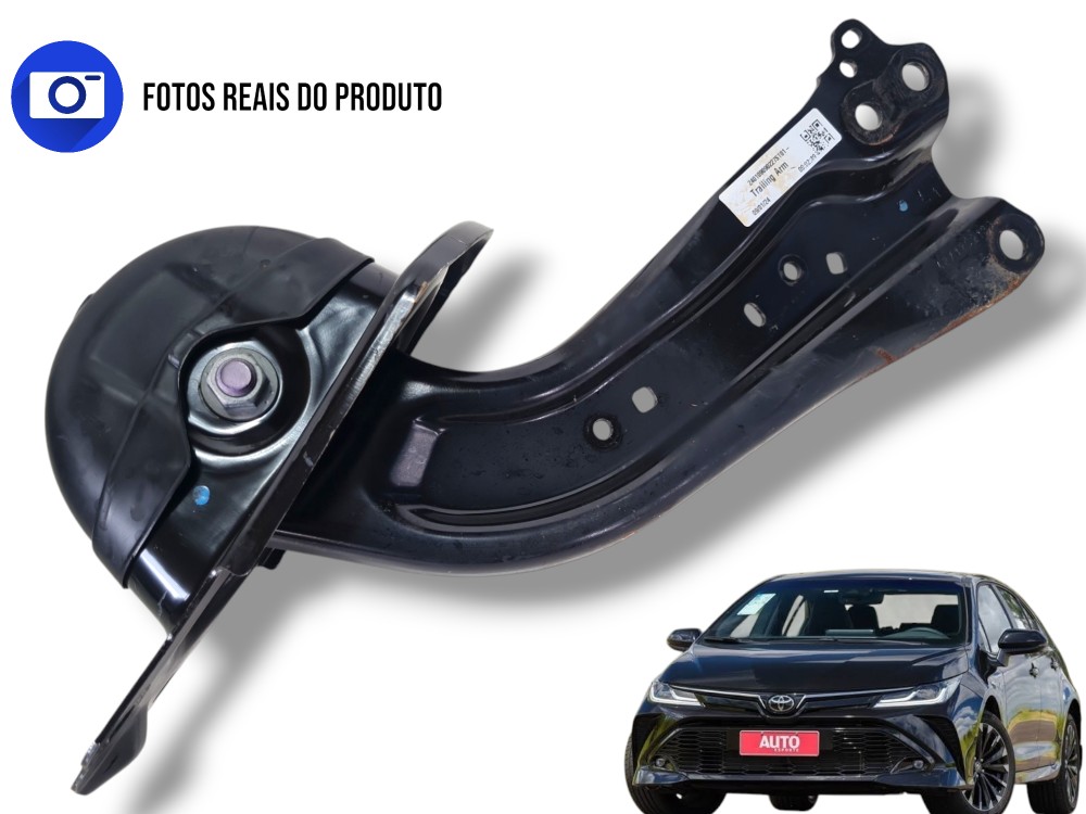 Braço facão traseira esquerda Toyota Corolla GRS 2024 5milKM 1