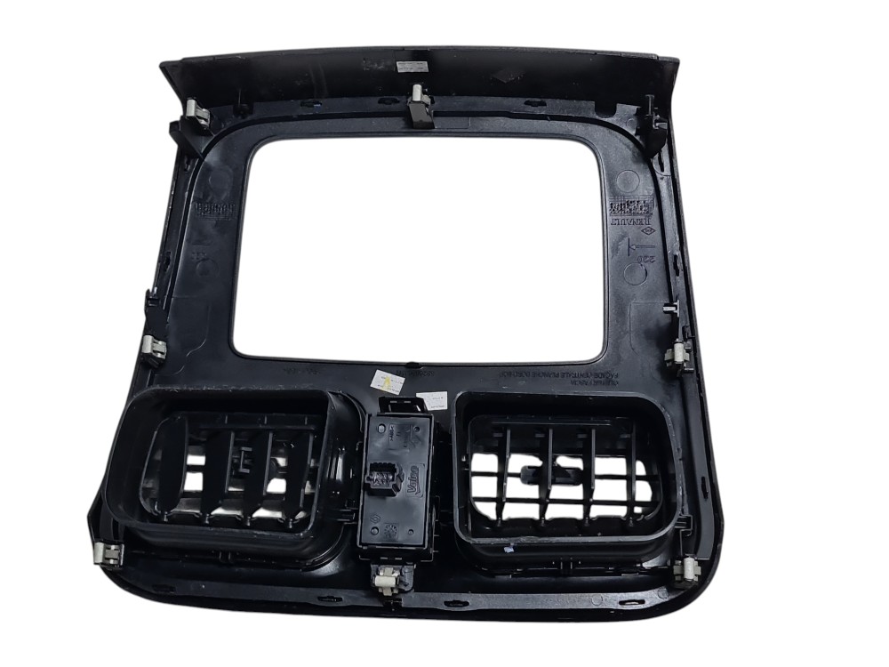 Moldura painel acabamento central Renault logan ano 2013 2