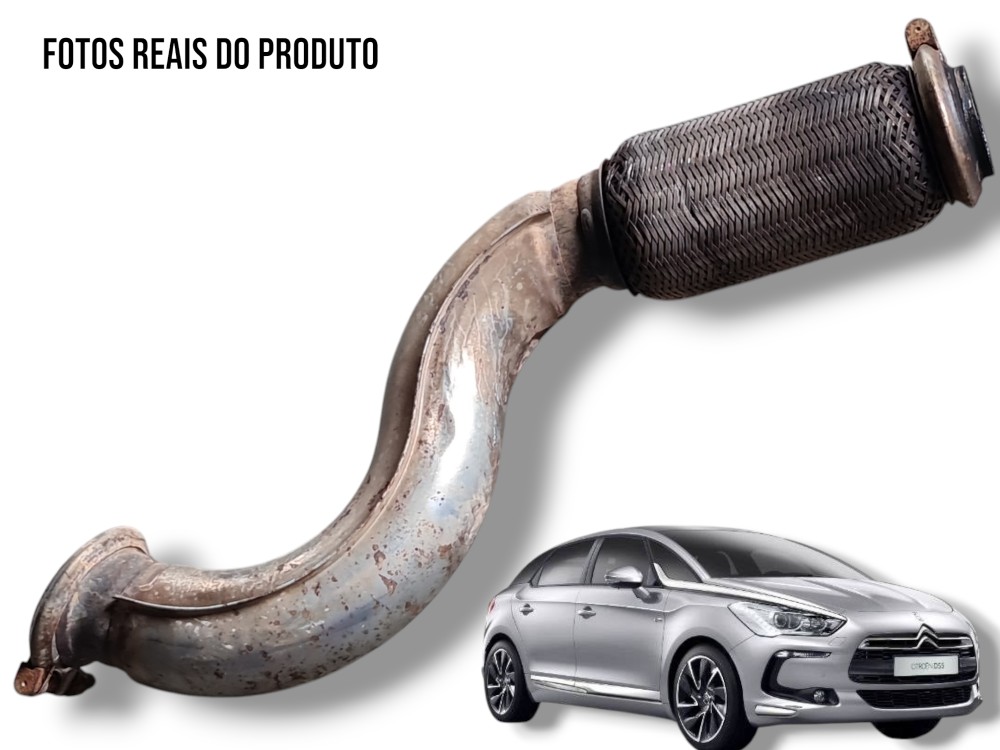 Cano Flexível Escape Citroën Ds5 2015 Original