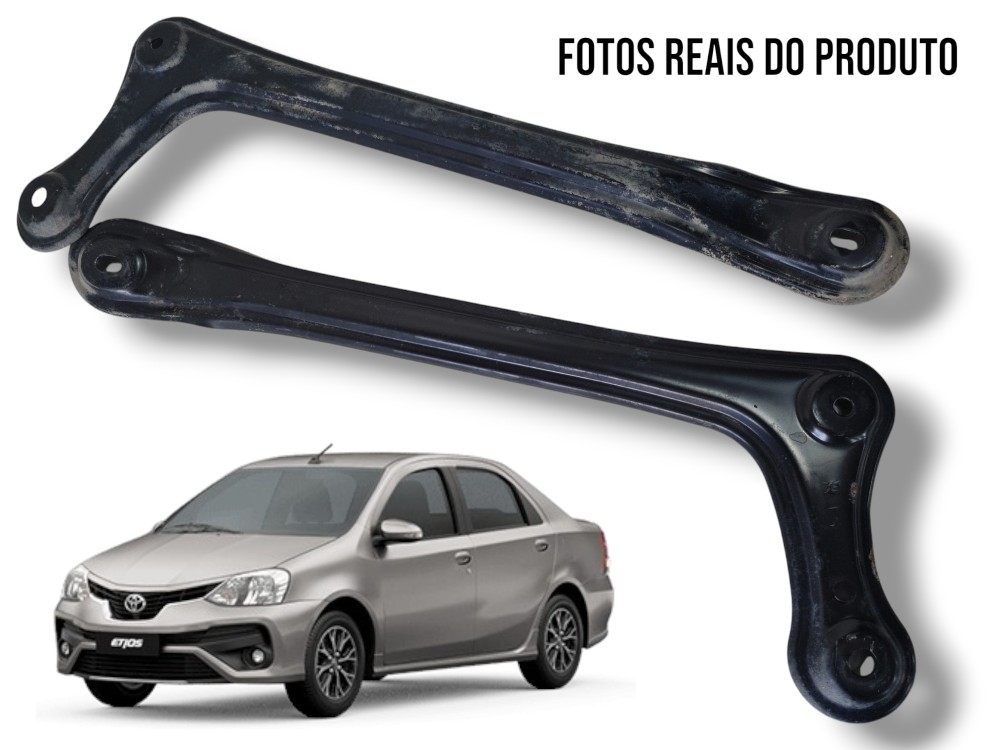 Par Suporte Eixo Traseiro Toyota Etios Sedan 2018 Original 1