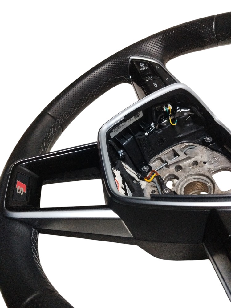 Volante de direção ORIGINAL Audi E-tron elétrico 2022 couro 5
