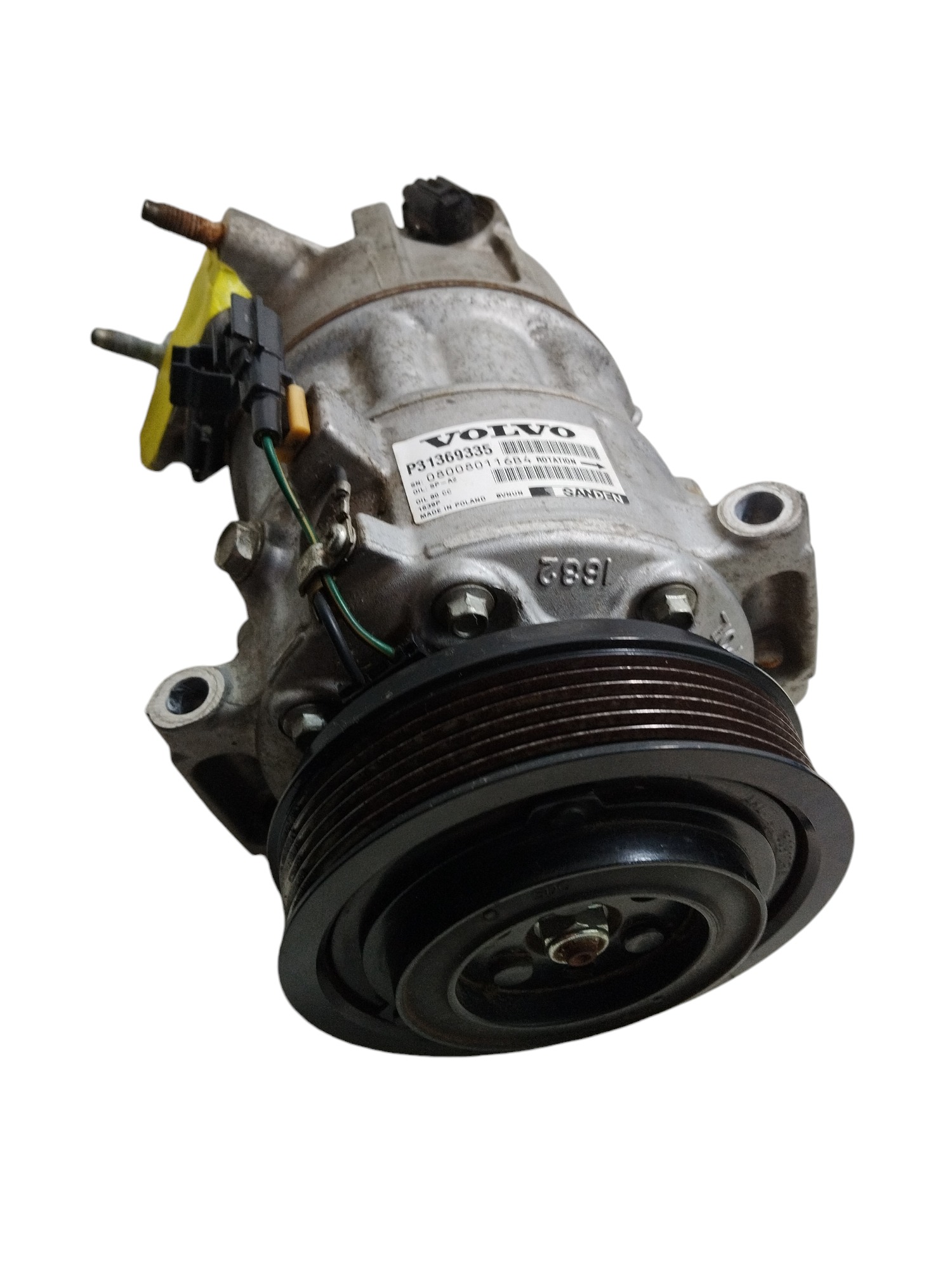 Compressor Ar Condicionado Volvo Xc90 D5 Codigo 31369335 5