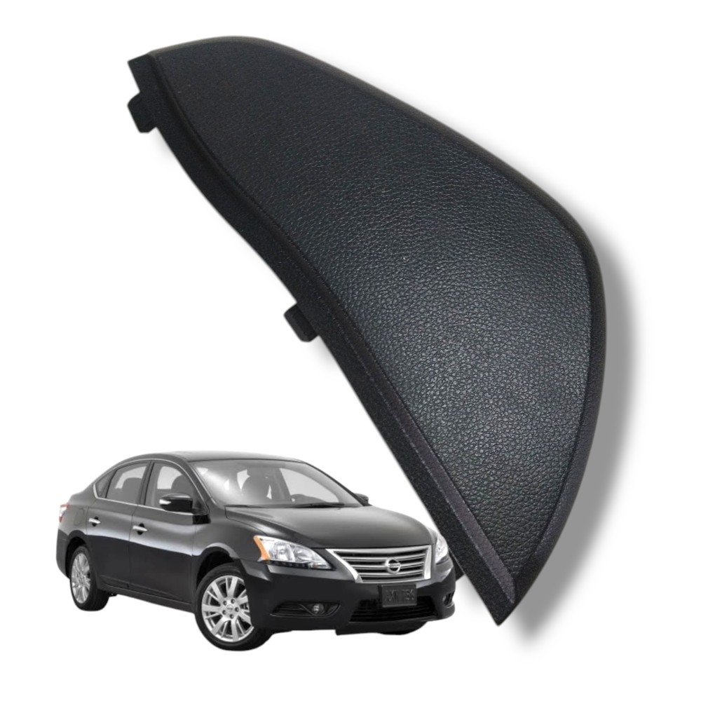Acabamento Tampa Direita Painel Nissan Sentra 2016 Original Preto 1