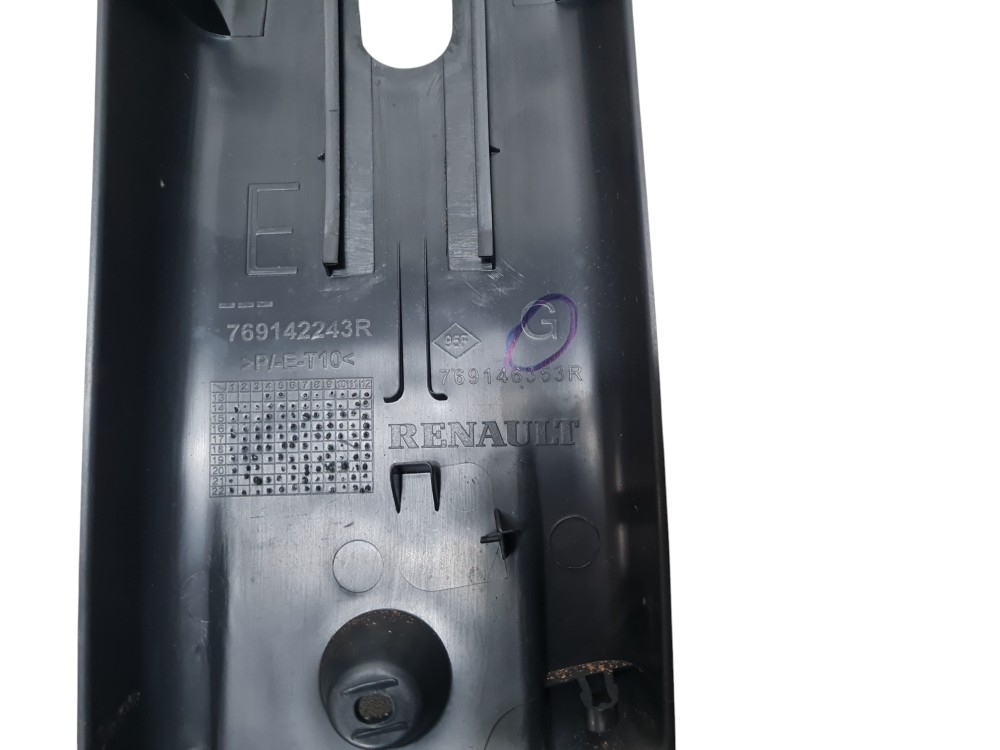 Acabamento cinto coluna renault logan 2015 a 2015 original 6