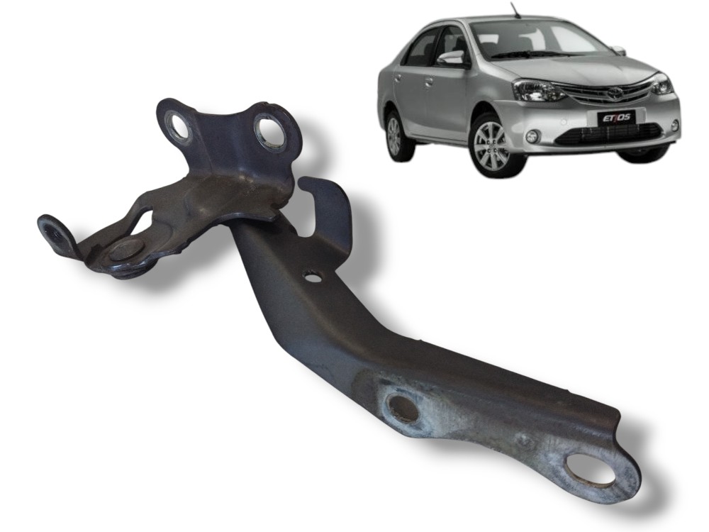 Dobradiça Esquerda Capo Toyota Etios 2018 Original 1