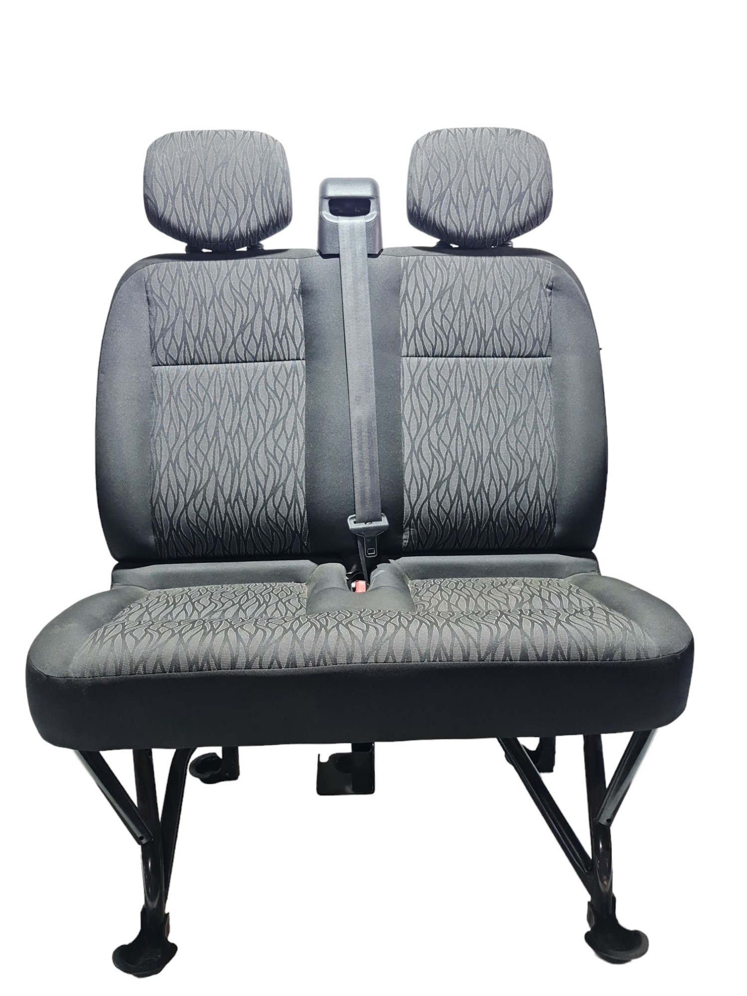 Banco Dois Lugares Passageiro Renault Master 2022 Preto 1