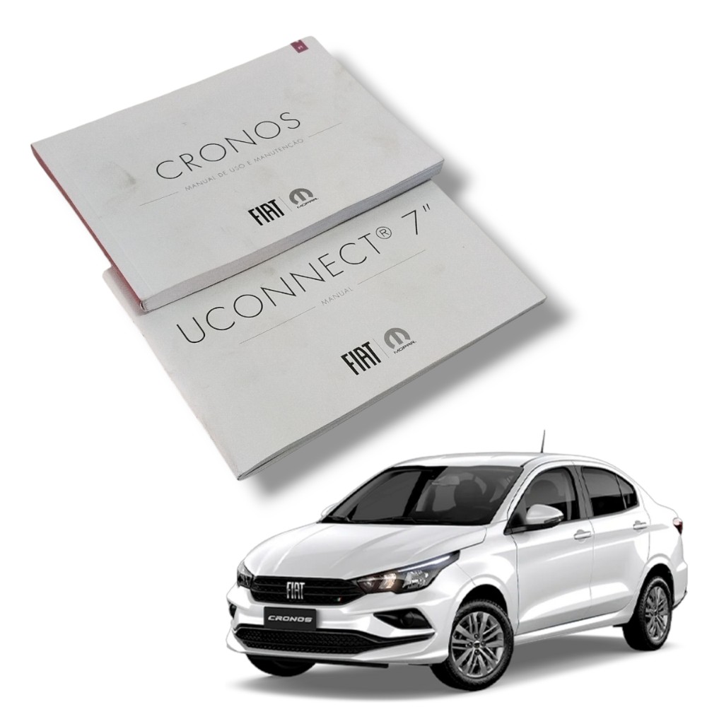 Kit Manual Instrução Do Proprietário Fiat Cronos 1.3 2023