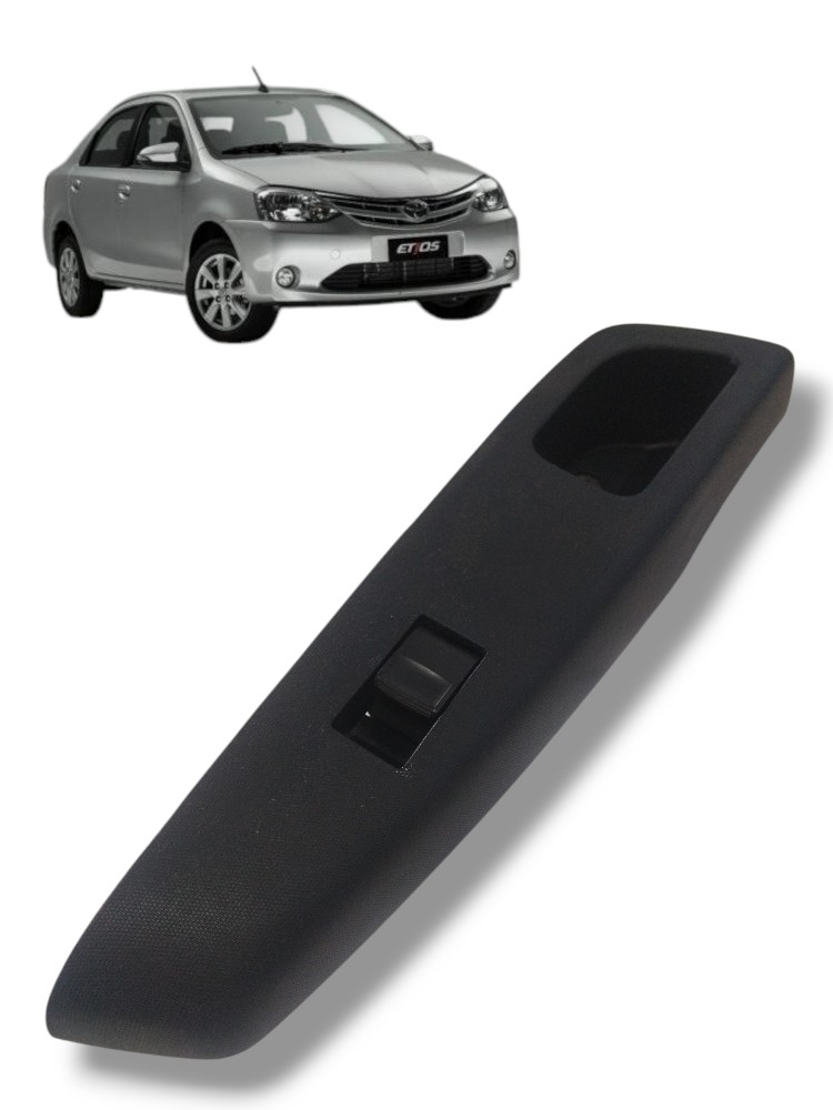 Moldura Botão Vidro Diant Direito Toyota Etios 2018 Original 1