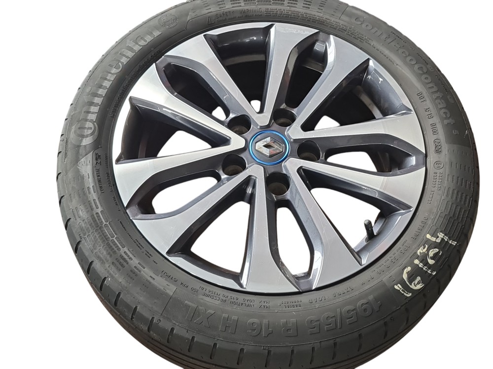 Jogo De Rodas Renault Zoe 2022 Original 195/55 R16 Aro 16 6