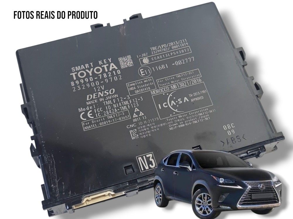 Módulo Controle Smartkey Da Chave Lexus Nx 300h 2019 1