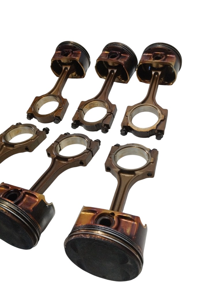 Jogo de 6 pistões e bielas da Chevrolet Captiva 3.6 V6 2
