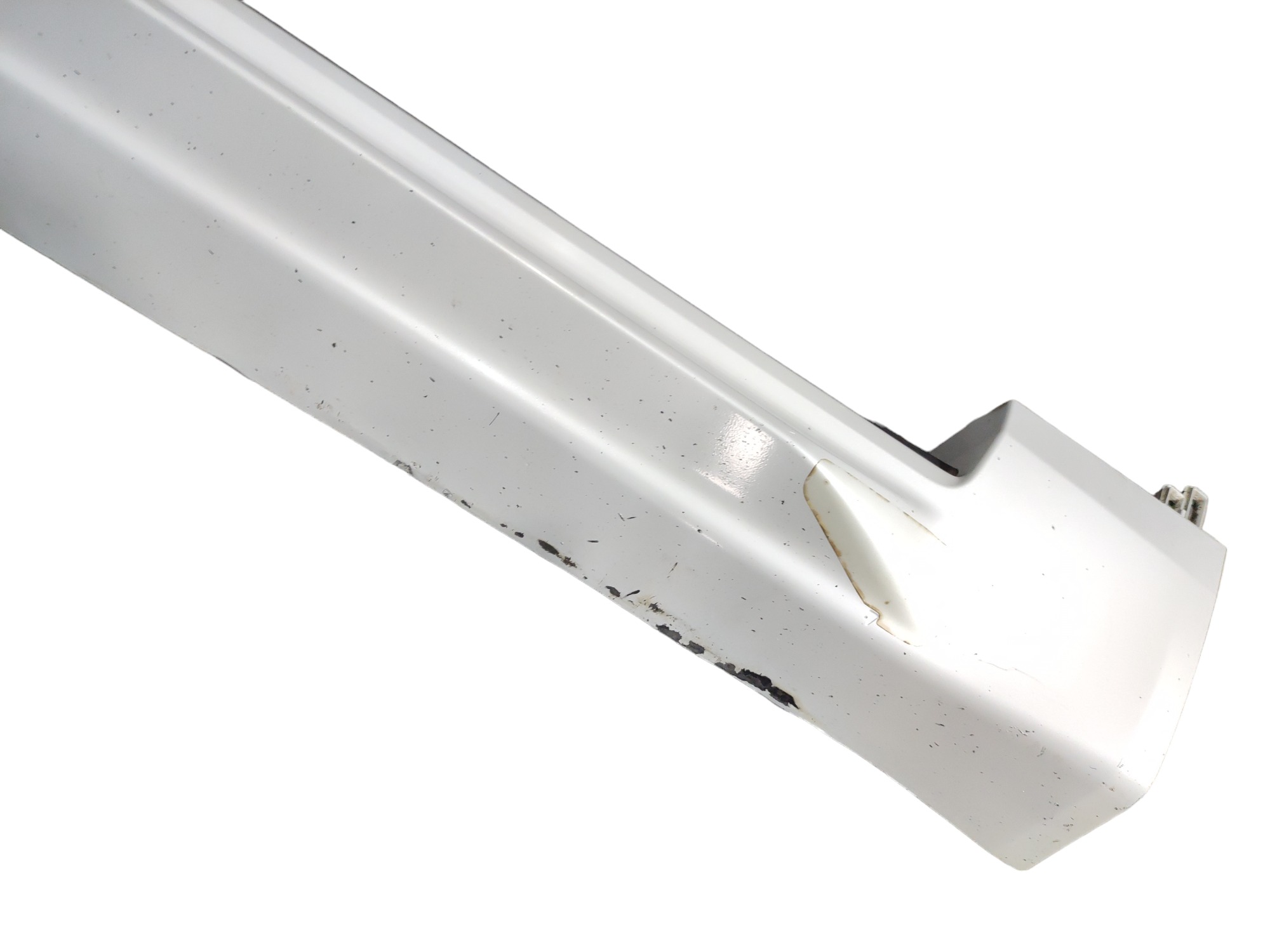 Spoiler Saia Lateral Direito Volvo Xc90 D5 Leve Detalhe Branco Perola 4