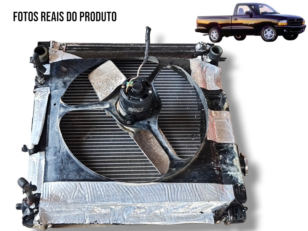Radiador Completo Original Da Época Filé Dodge Dakota 1999 1