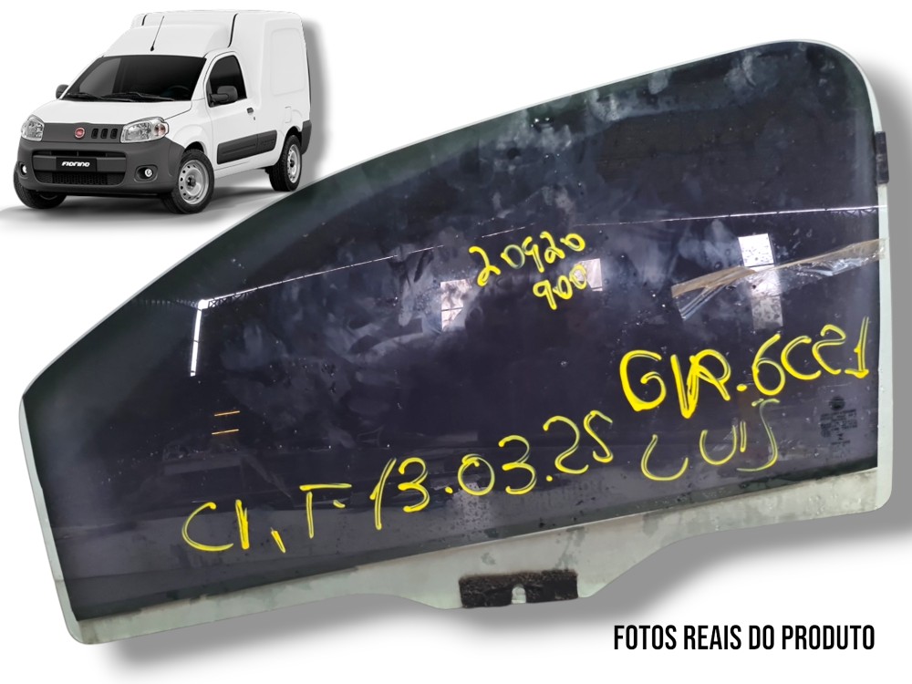 Vidro Porta Dianteira Esquerda Fiat Fiorino Endurance 2021 1