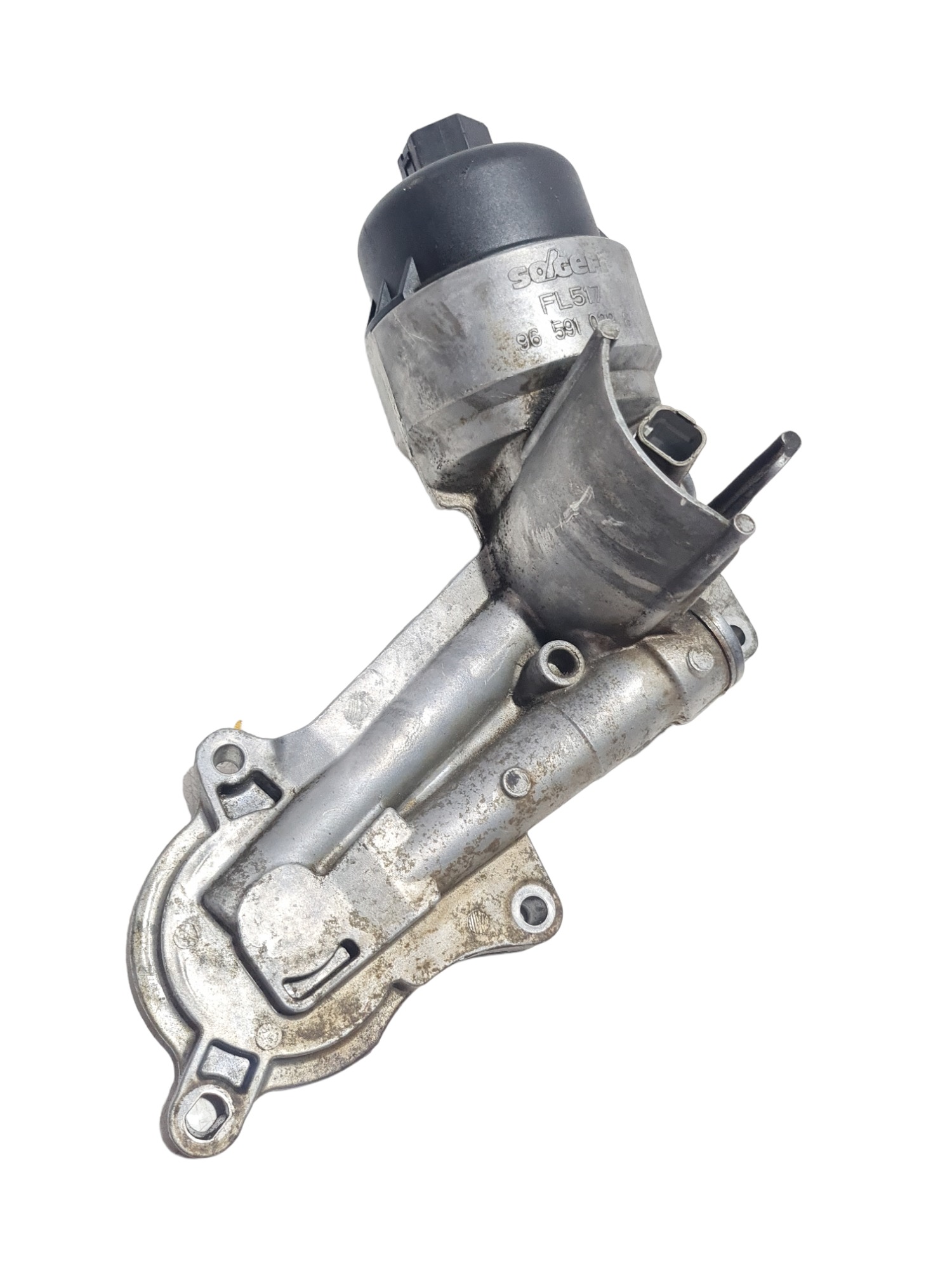 Suporte Filtro Óleo Motor Peugeot 207 206 307 Cod96591028 Prata 2
