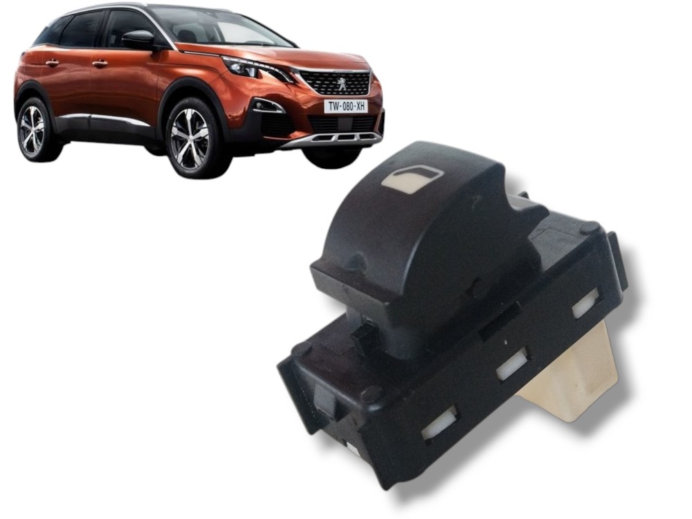 Botão Vidro Elétrico Passageiro Direito Peugeot 3008 2017 1