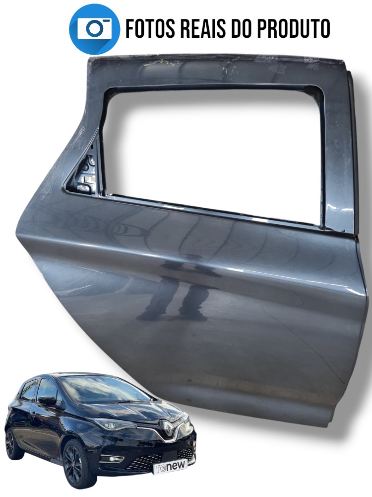 Porta Traseira Direita Renault Zoe 2022 Impecável Original  Traseira Direita 1