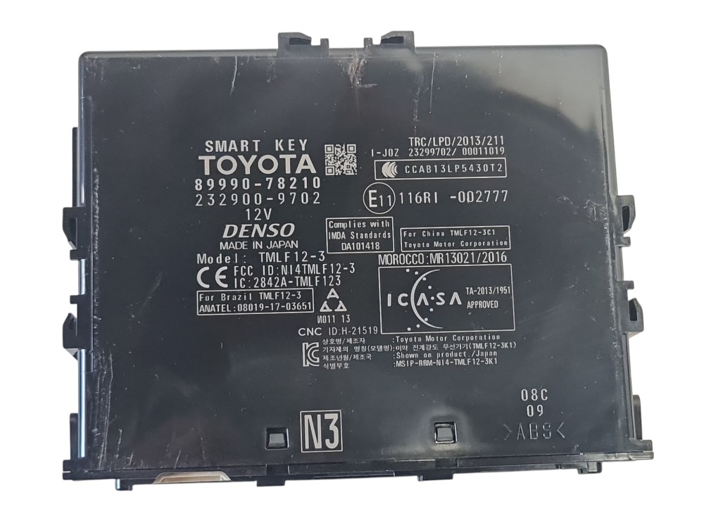 Módulo Controle Smartkey Da Chave Lexus Nx 300h 2019 5