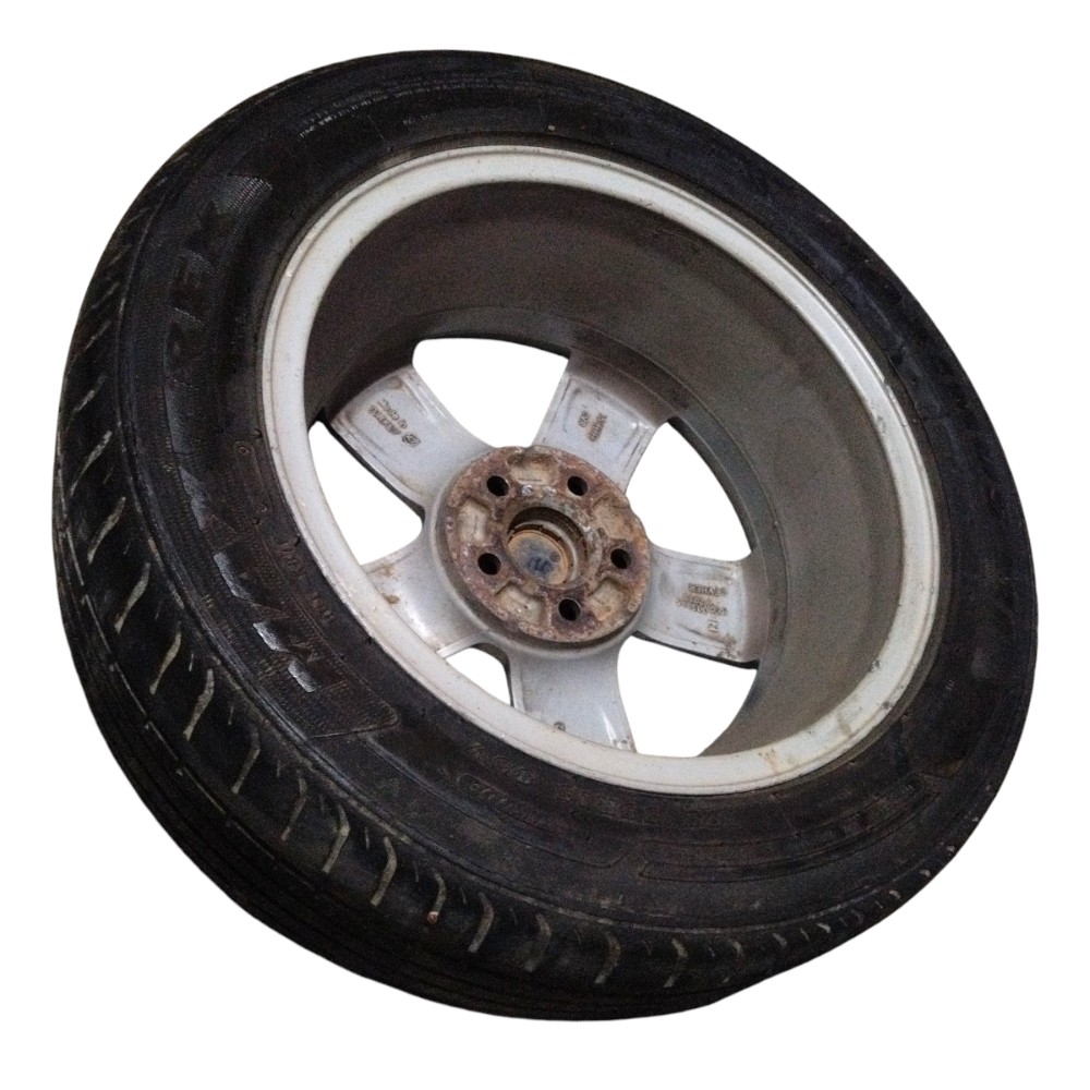 Pneu Com Roda 195/55r15 Vw/novo Fox Cl Mb 2016 Original 2