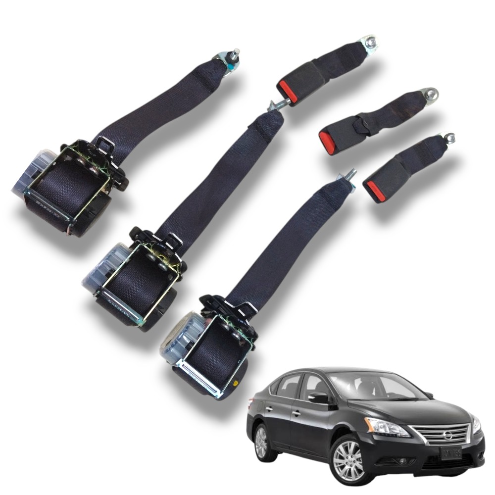Kit cinto segurança traseiro Nissan Sentra 2016 originais 1