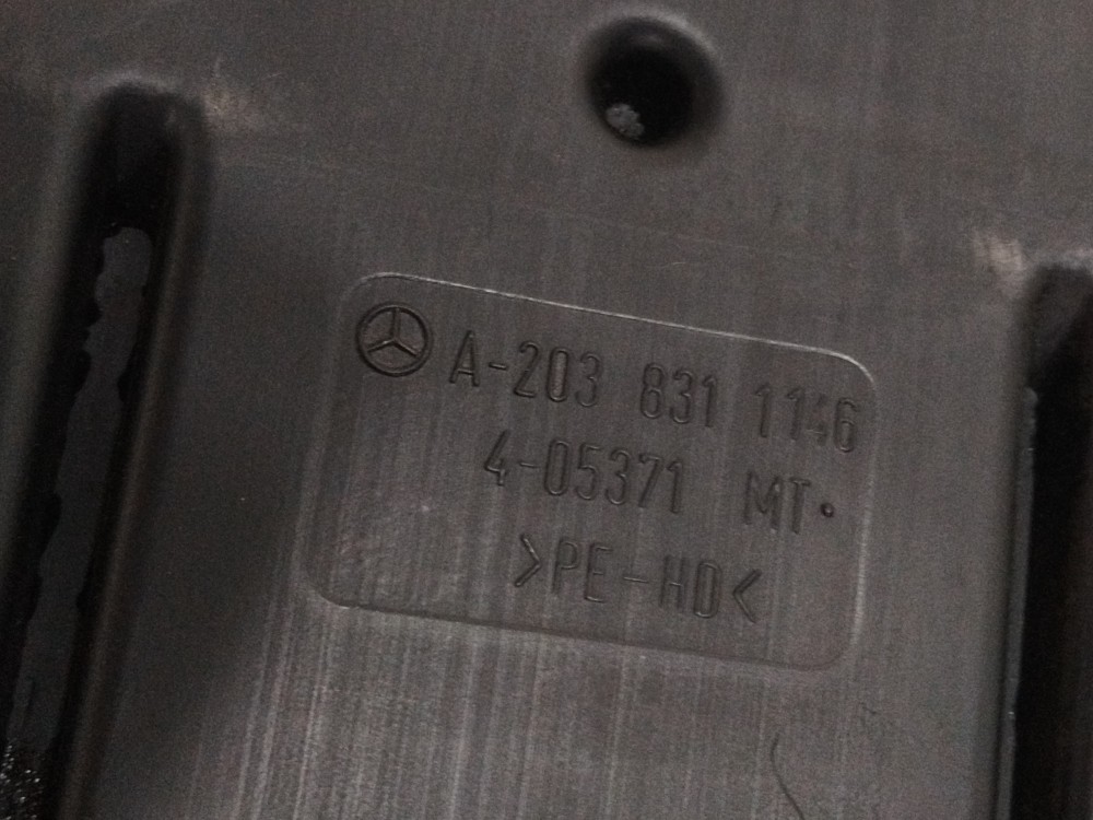 Guia do Duto de Ar Mercedes Classe C230 2002 A2038311146 7