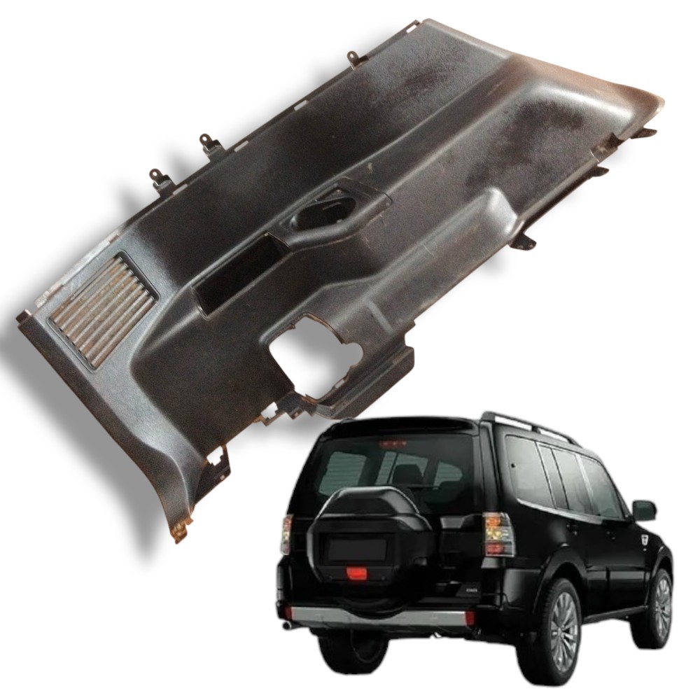 Acabamento Inf. Esquerdo Porta-malas Pajero Full 2008 Preto 1