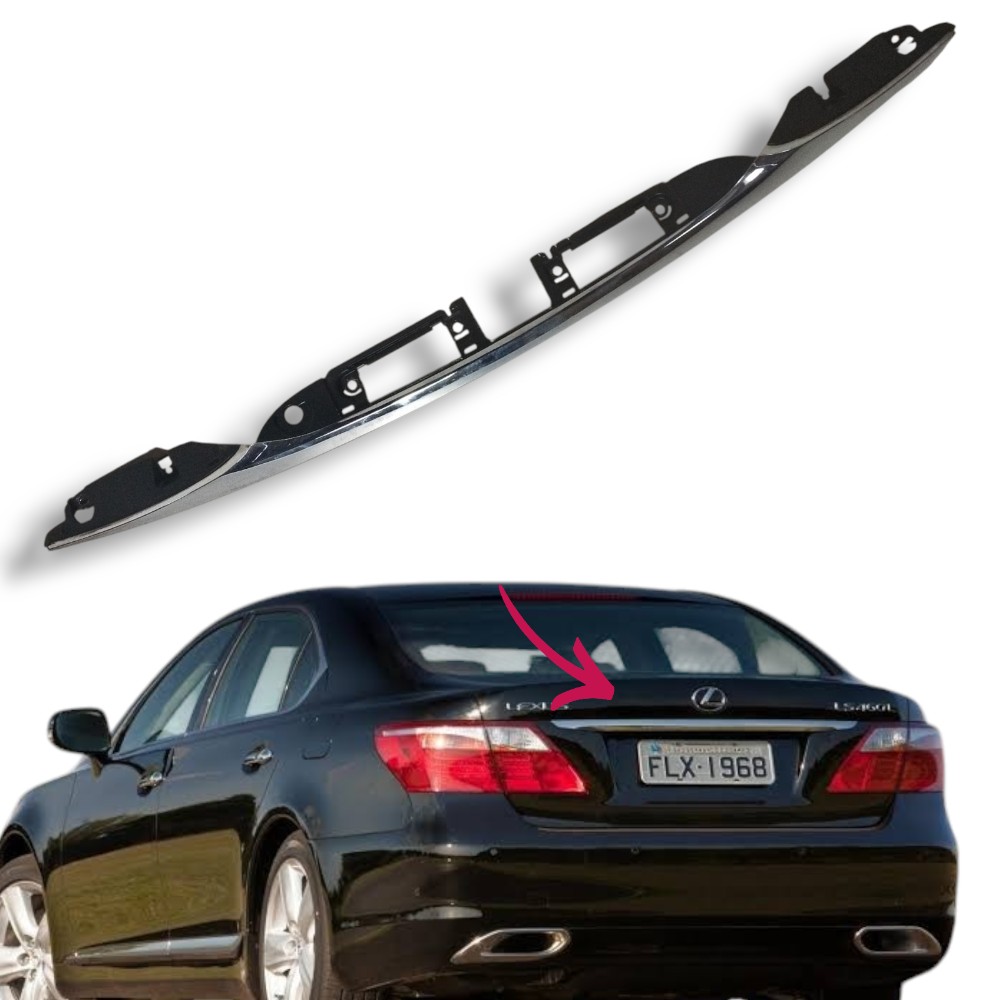 Aplique Tampa Traseira Lexus Ls460 L 2013 7680150120 1